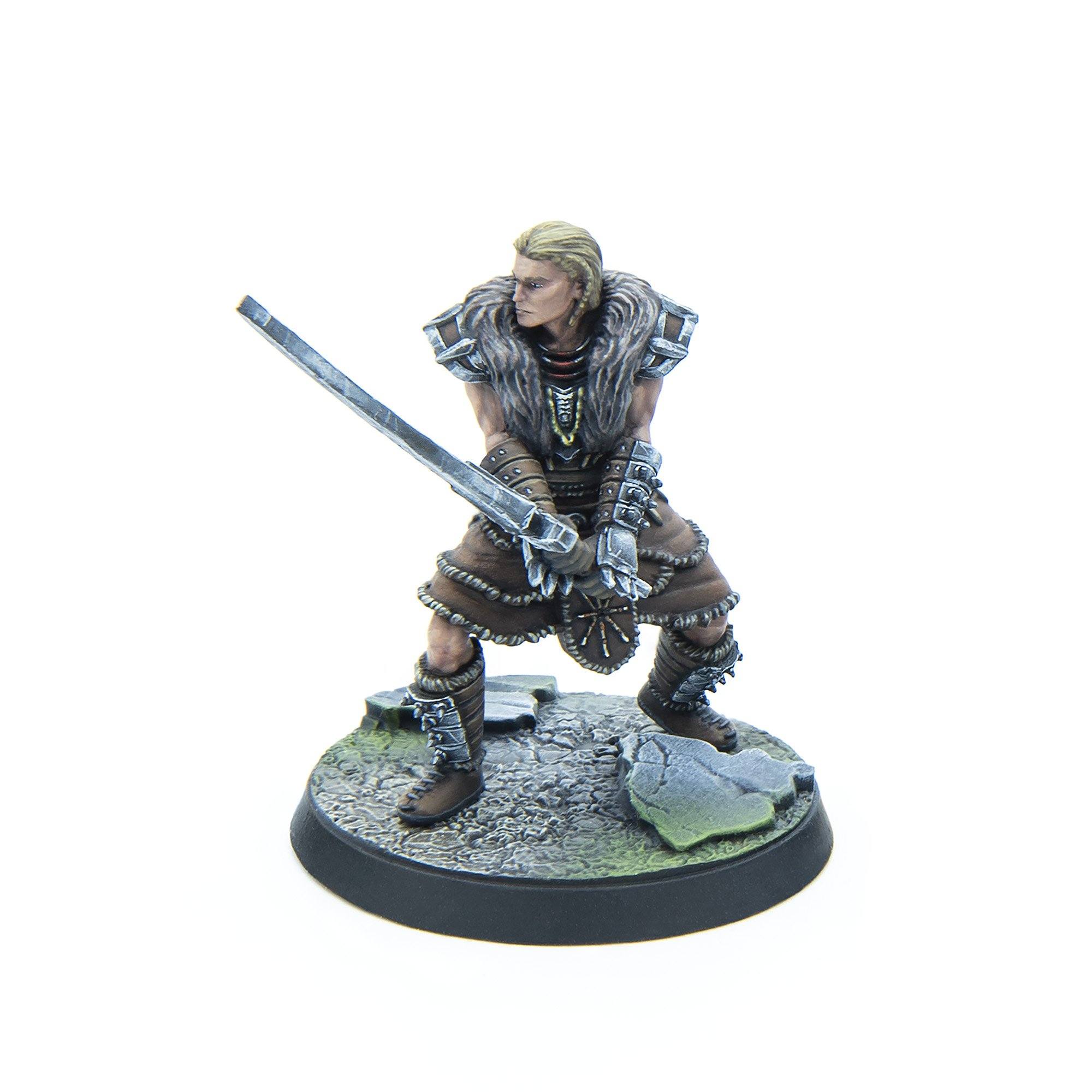 Modiphius Elder Scrolls Stormcloak Shieldbreakers 6 miniature resina