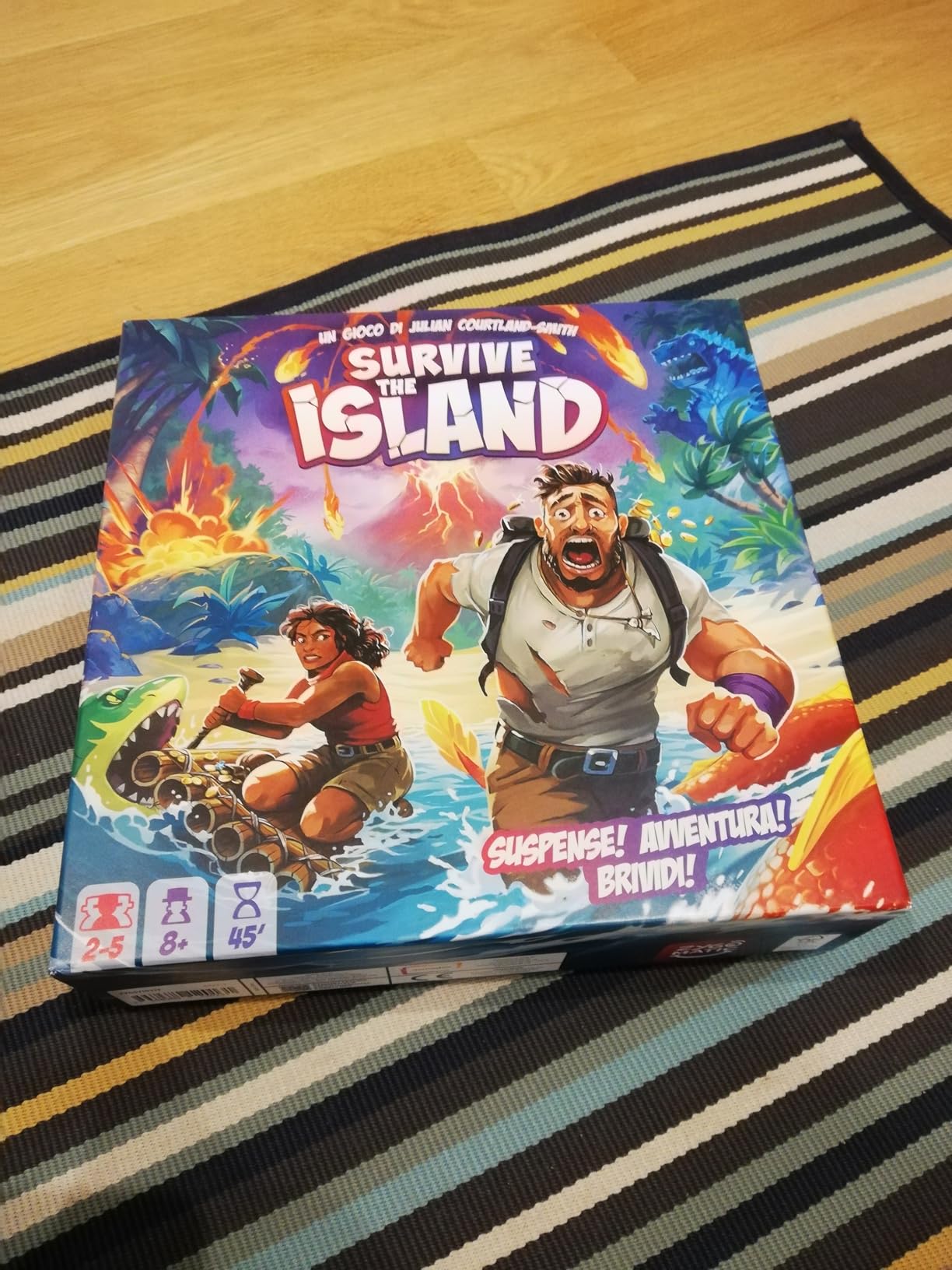 Asmodee Survive the Island Gioco da Tavolo Avventura Italiano