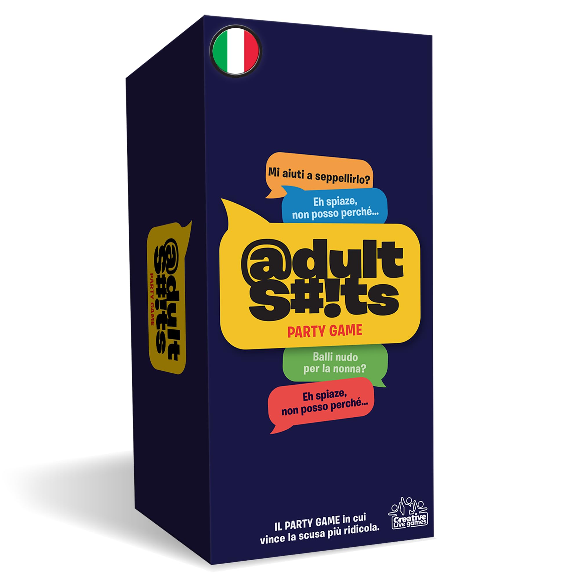 Asmodee Adult Shits carte party game edizione italiana 18+ 3-6 giocatori