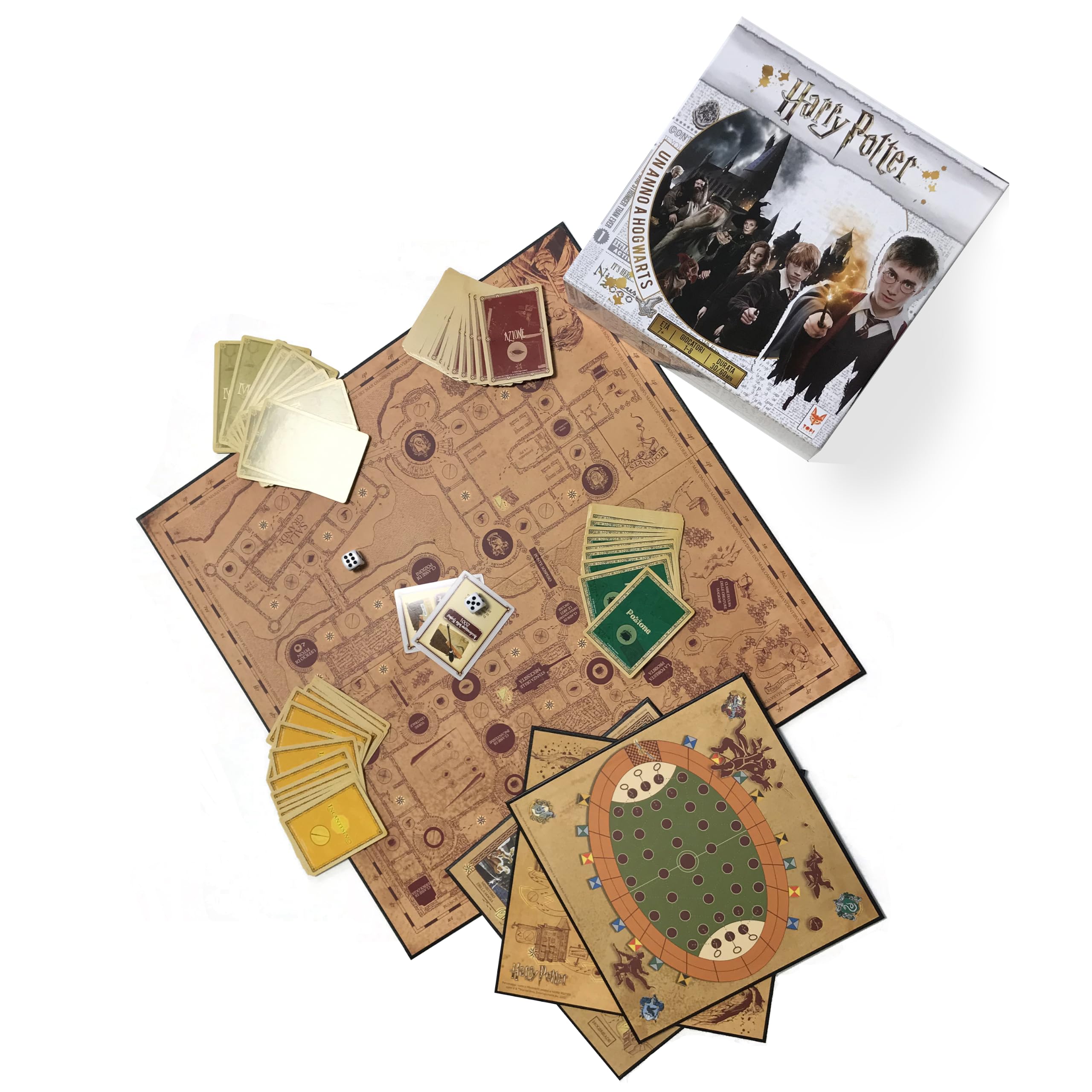 Asmodee Harry Potter Un Anno a Hogwarts gioco tavolo competitivo