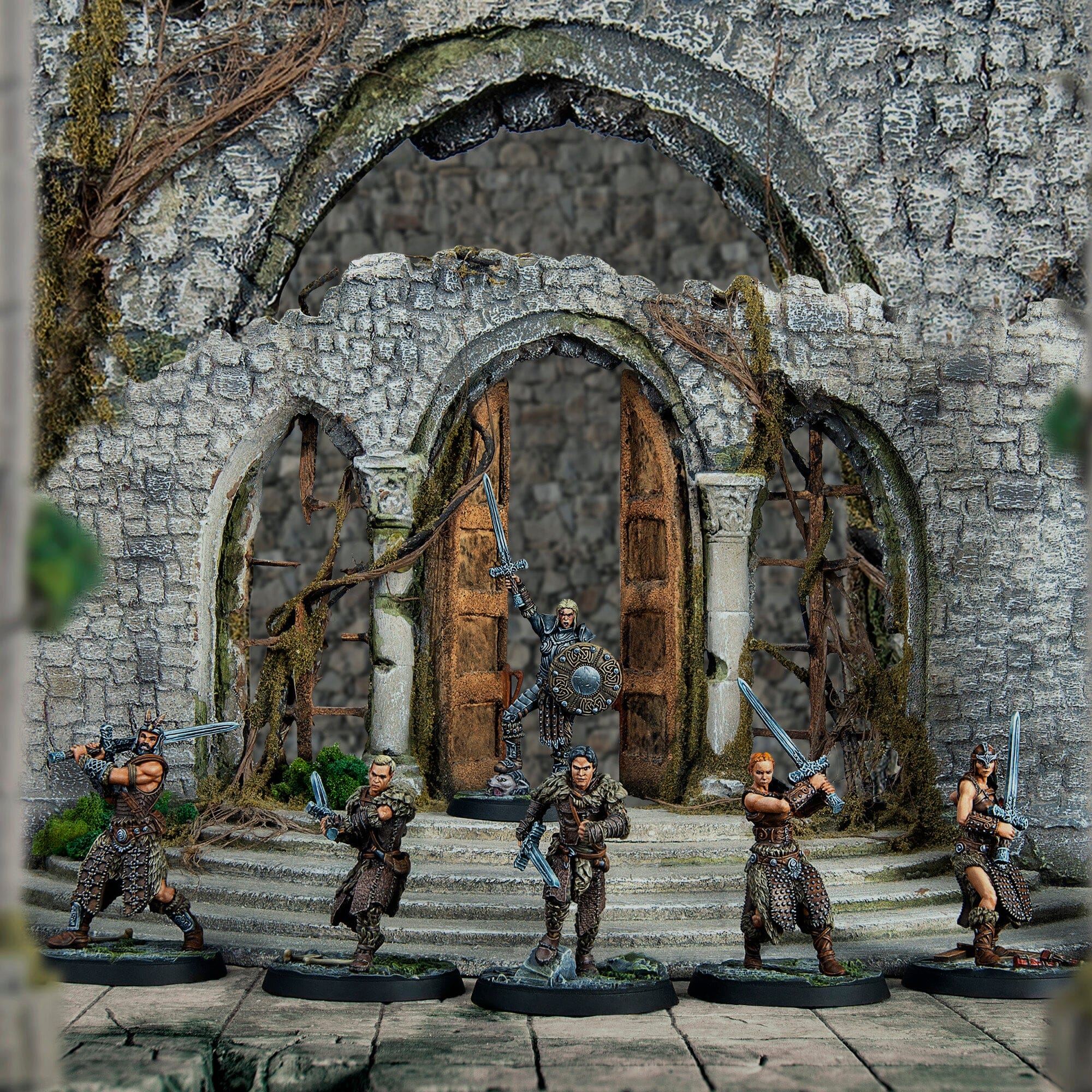 Modiphius Elder Scrolls Call to Arms Silver Hand Miniature Resina 32mm