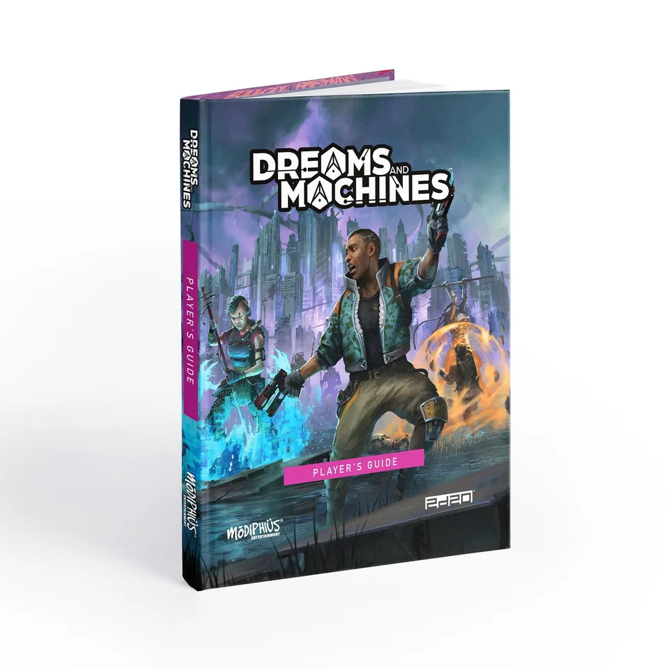 Modiphius Dreams and Machines Player's Guide manuale GDR guida giocatore