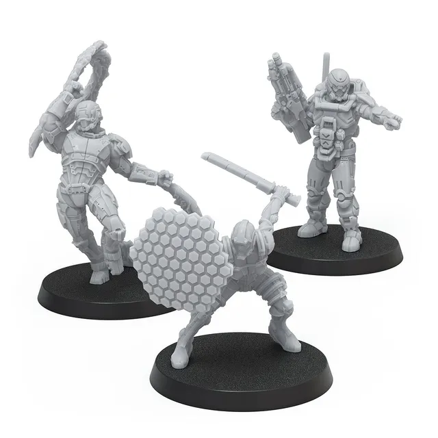 Modiphius Mass Effect Priority Threats Alpha 3 miniature resina