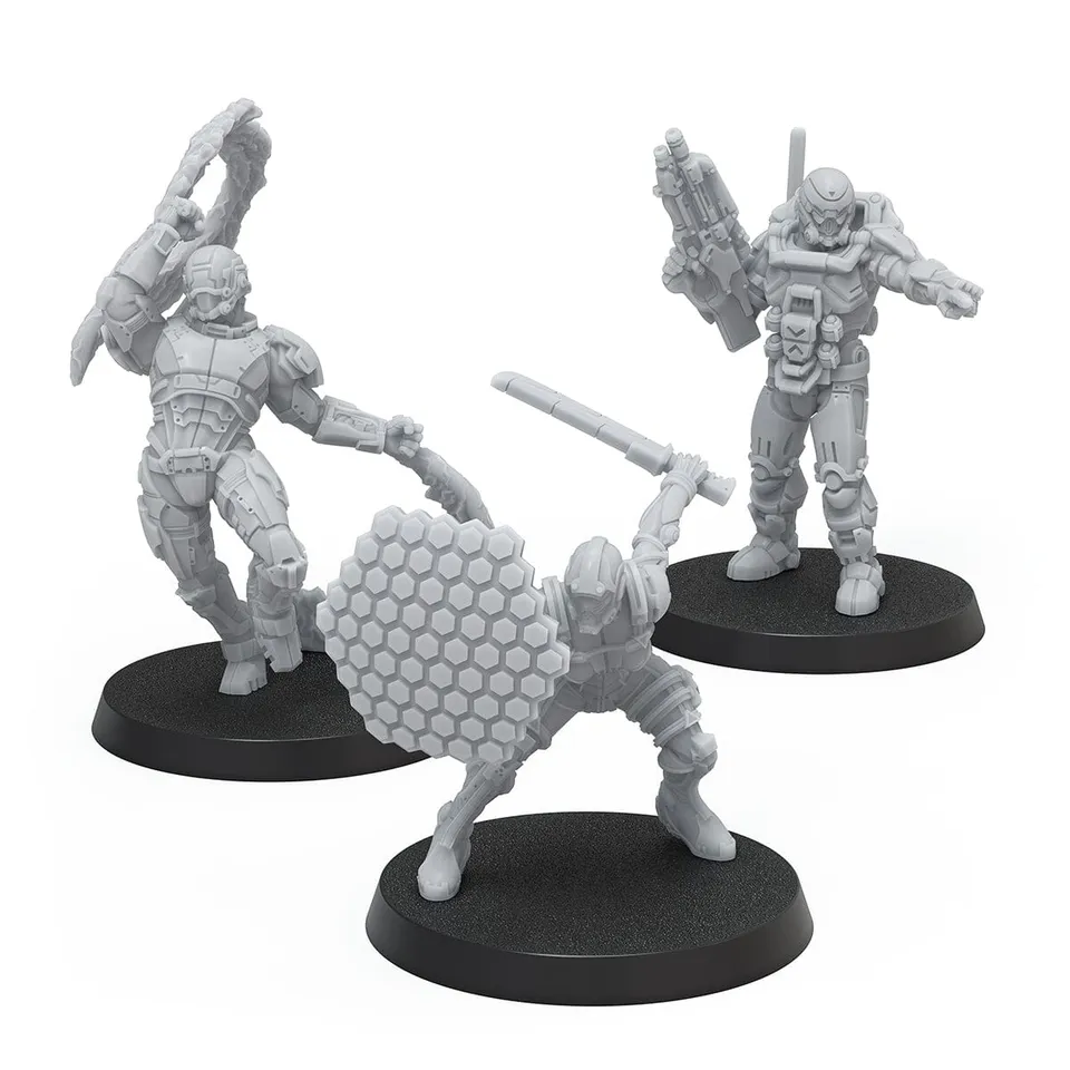 Modiphius Mass Effect Priority Threats Alpha 3 miniature resina