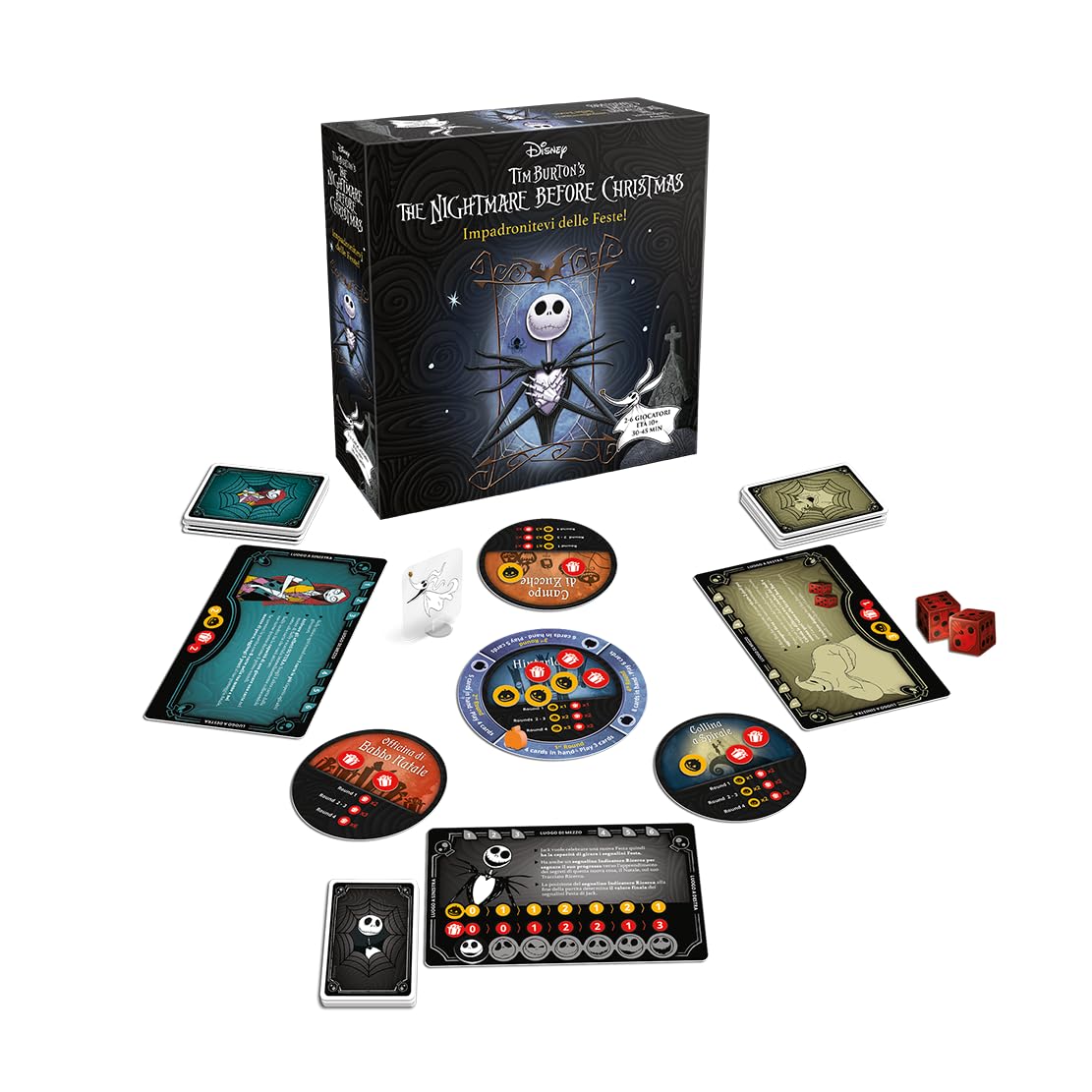 Asmodee Nightmare Before Christmas gioco di carte strategia 2-6