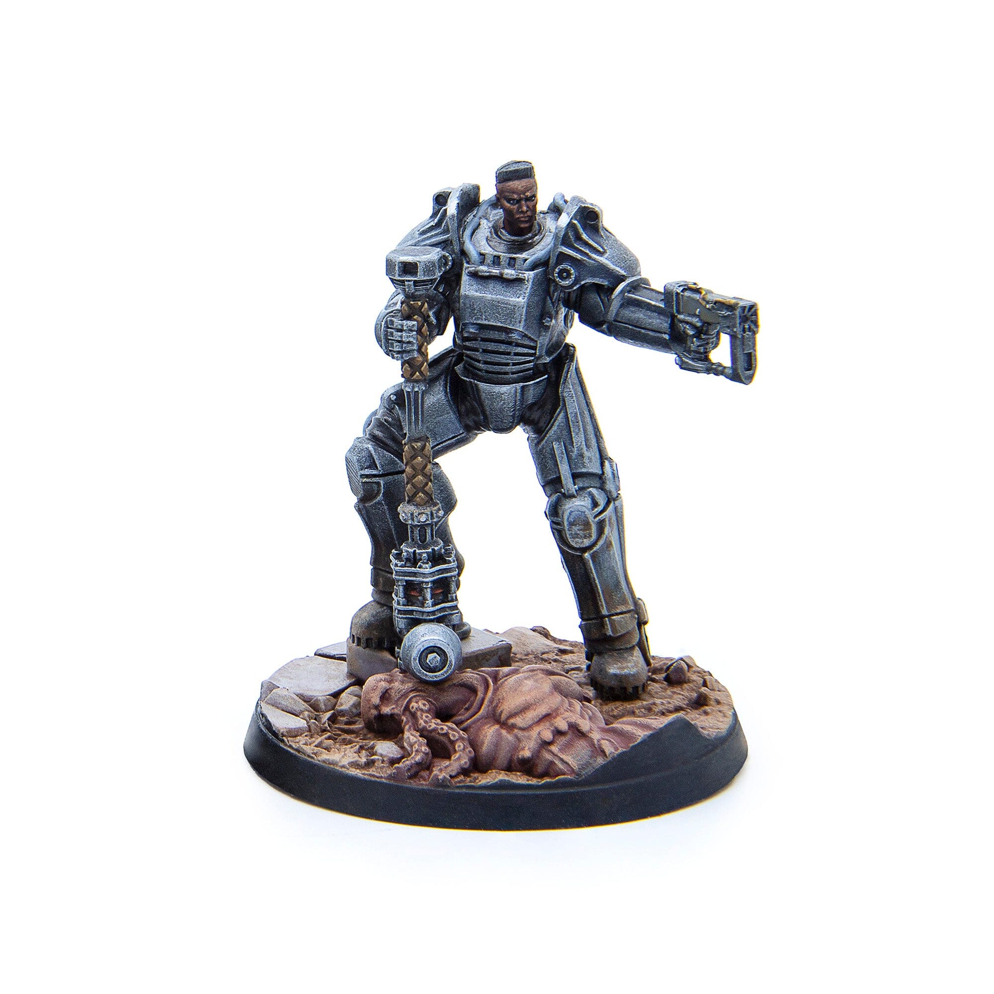 Modiphius Fallout Wasteland Warfare Citadel Command miniature 5 pezzi