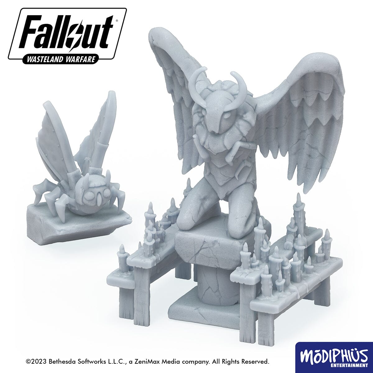 Fallout Wasteland Warfare Cult Mothman Altar file STL