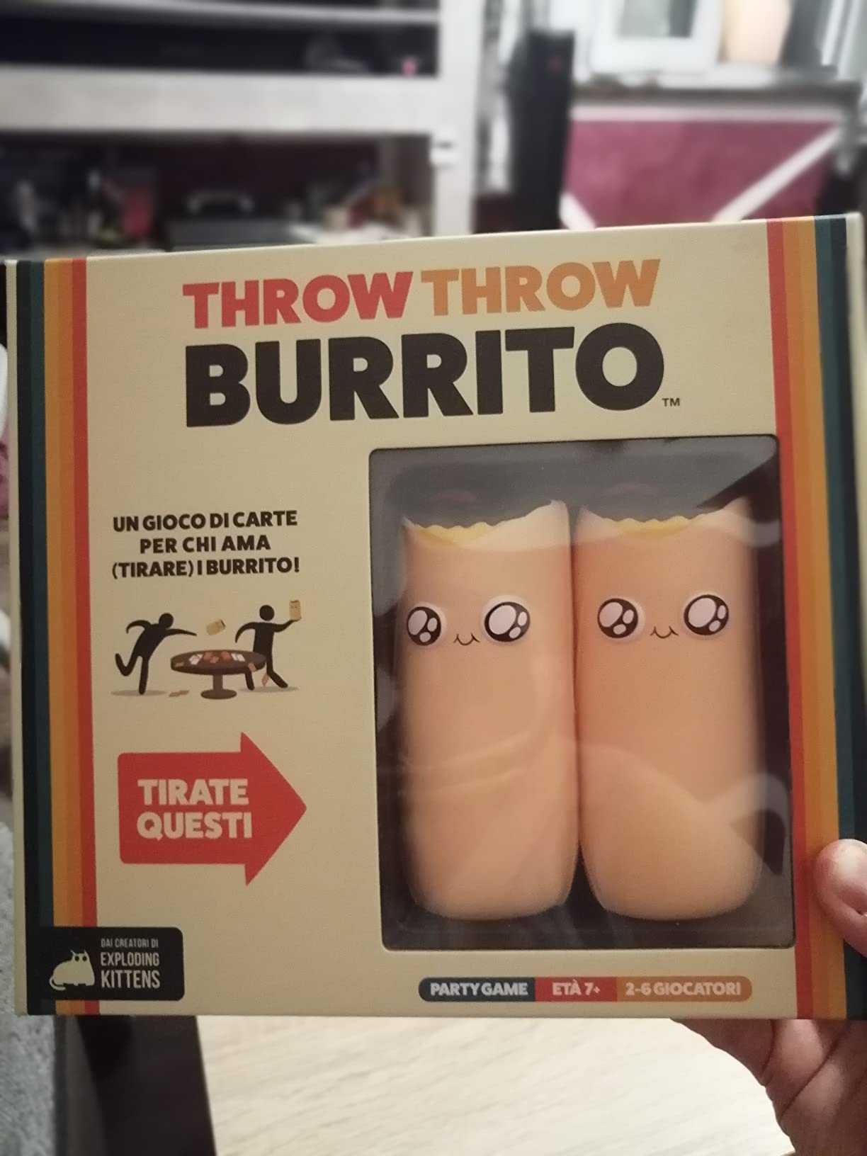 Asmodee Throw Throw Burrito party game carte 2-6 giocatori