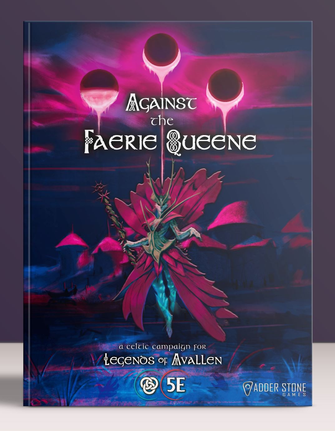 Modiphius Legends of Avallen Against the Faerie Queene libro campagna