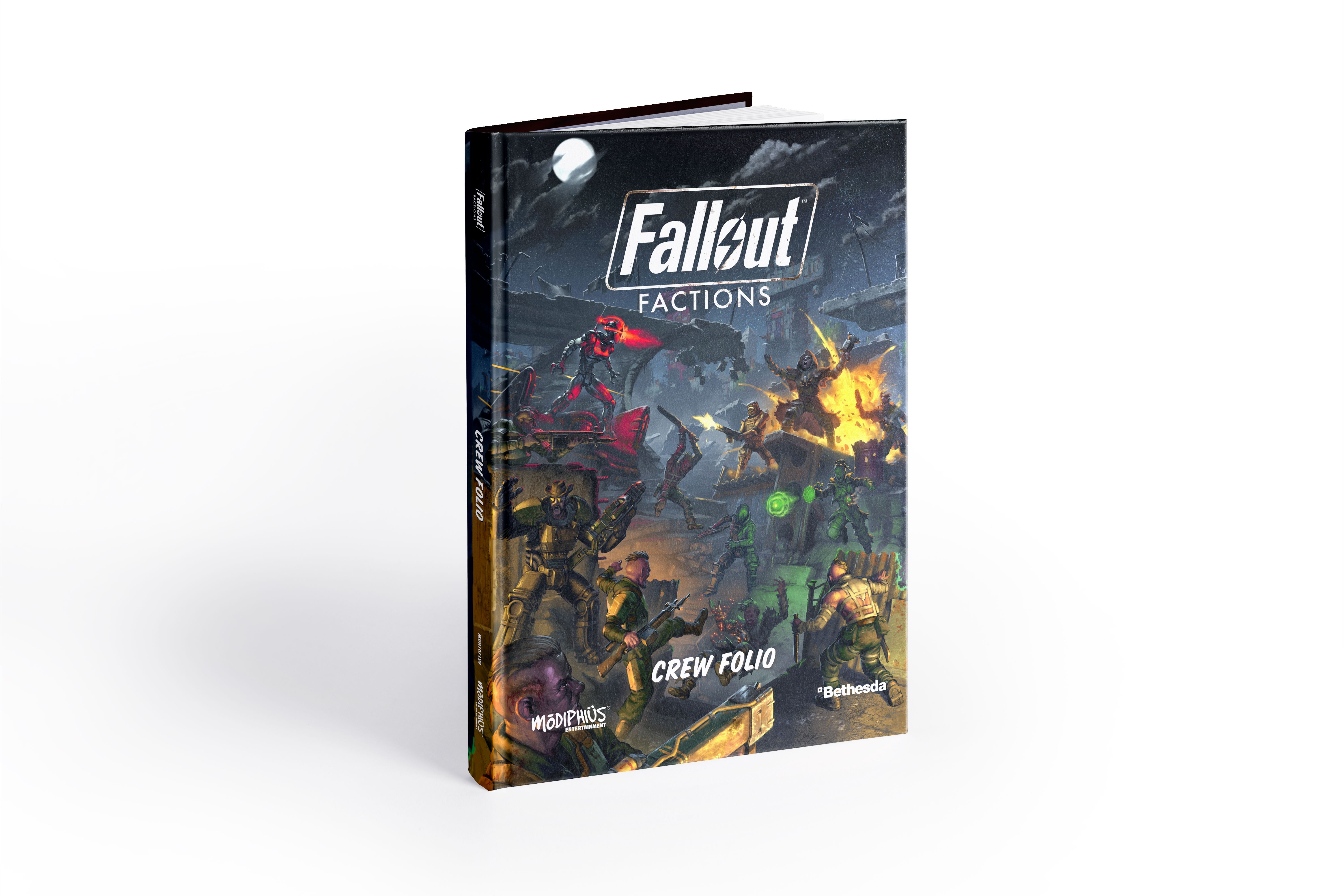 Modiphius Fallout Factions Crew Folio libro espansione
