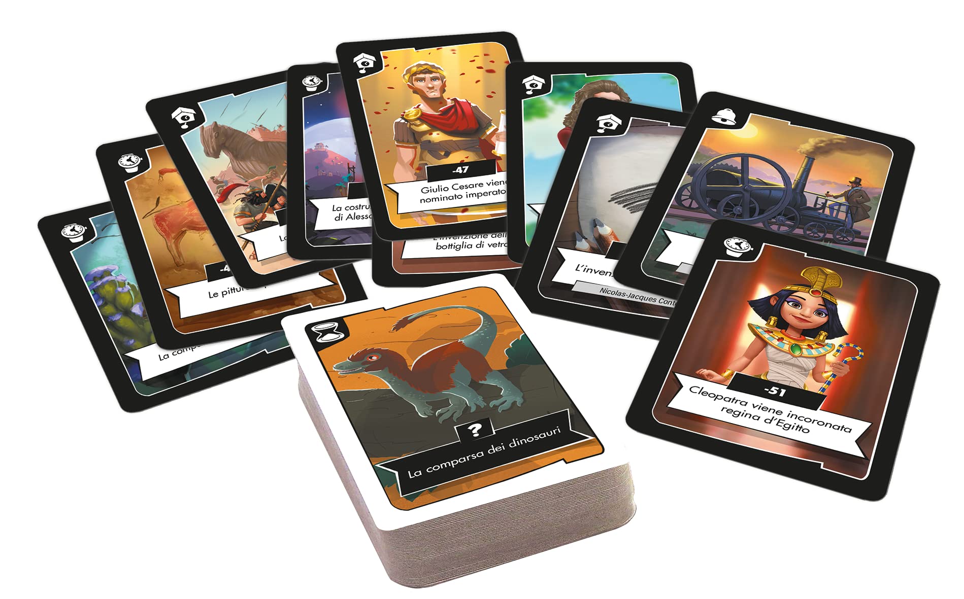 Asmodee Timeline Twist gioco di carte cooperativo 2-6