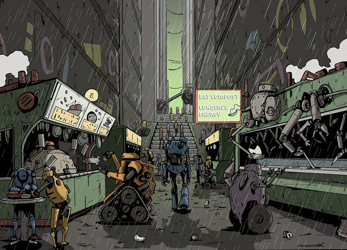 Free League Mutant Mechatron Year Zero Espansione Robot GDR