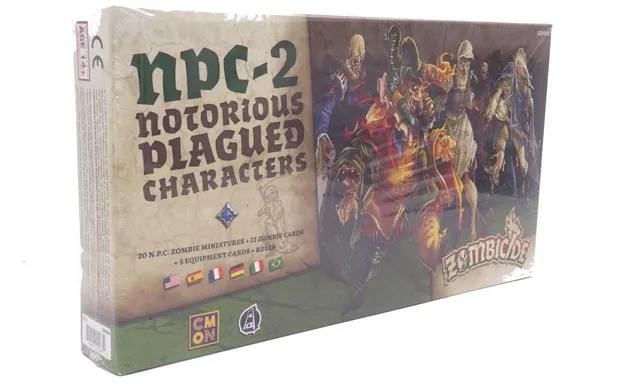 Asmodee Zombicide Black Plague NPC 2 gioco da tavolo espansione
