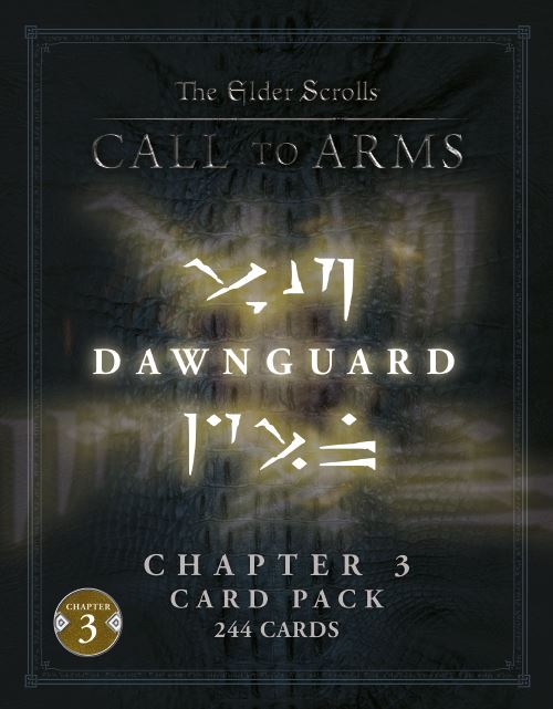 Modiphius Elder Scrolls Call to Arms Chapter 3 Card Pack Dawnguard 244 carte