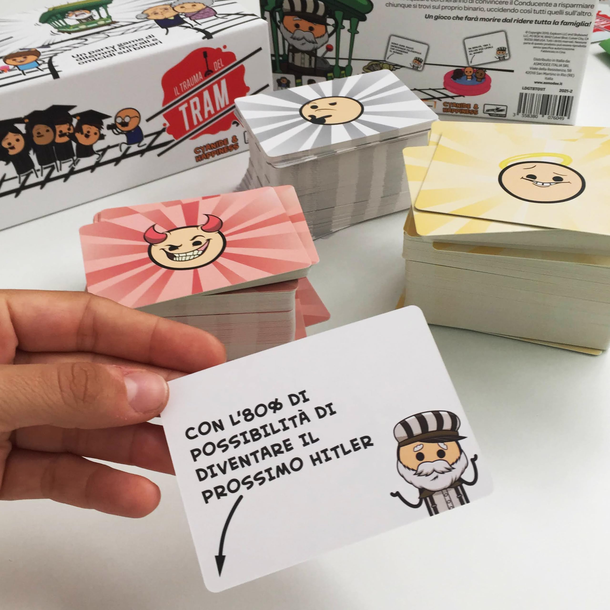 Asmodee Il Trauma del Tram party game edizione italiana 3-13 giocatori