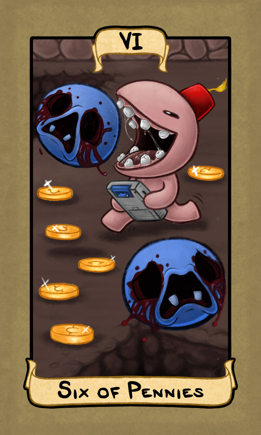 Binding of Isaac Tarot Deck mazzo 78 carte da collezione