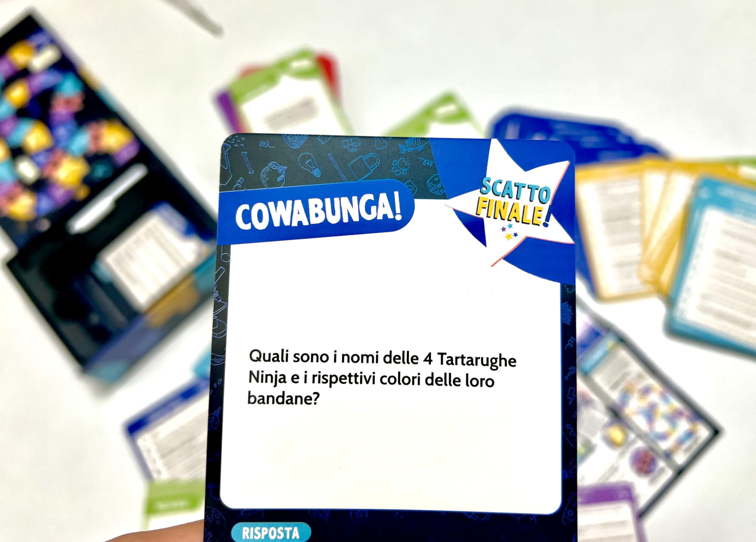Asmodee Party Games QNS Quanto ne sai gioco quiz 2-6 italiano