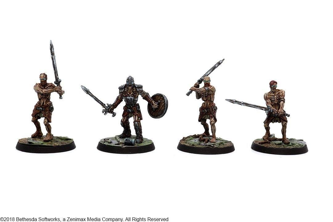 Modiphius Elder Scrolls Bleak Falls Barrow set miniature resina