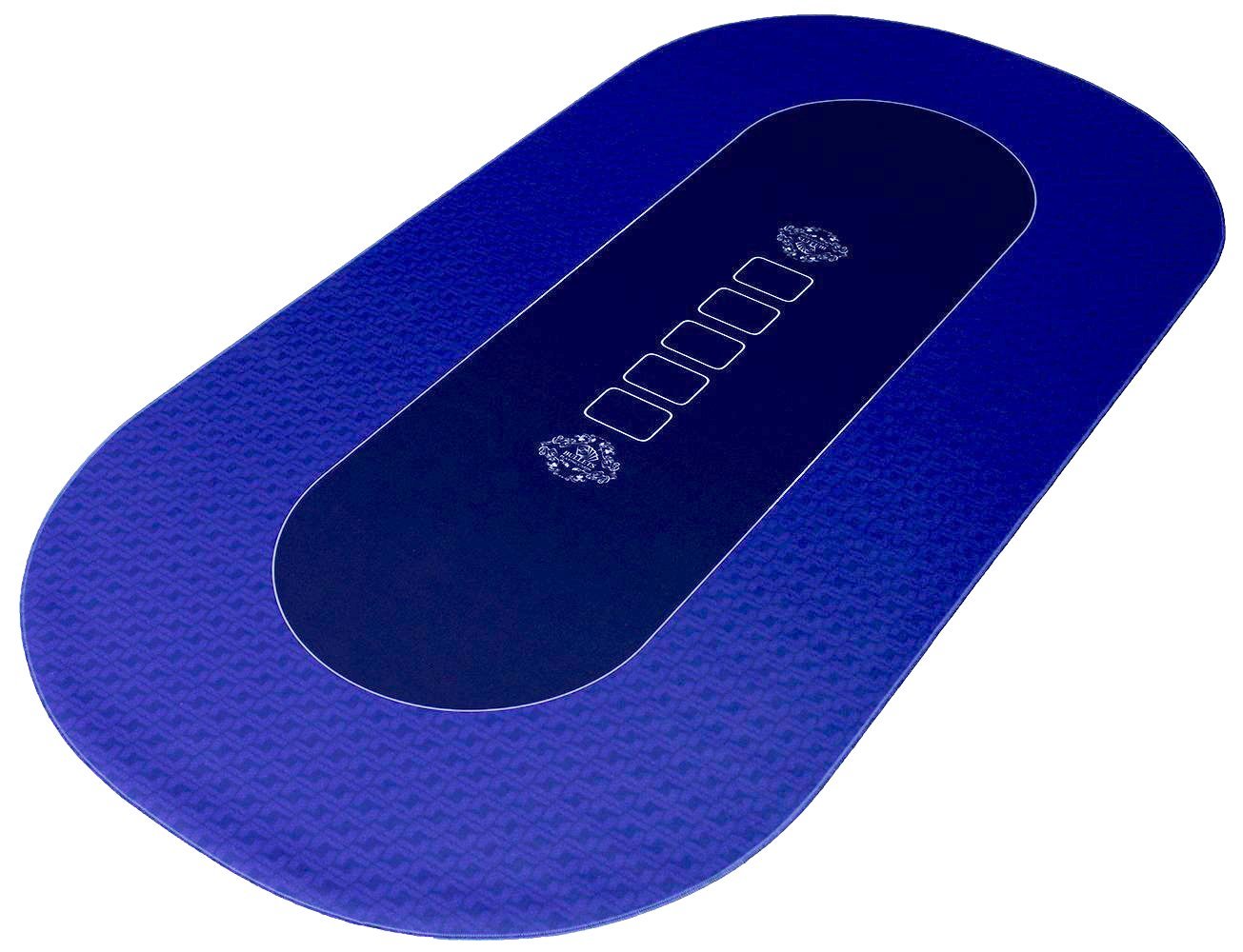 Bullets Playing Cards tappeto poker blu 180x90 cm
