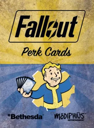 Modiphius Fallout RPG Perk Cards mazzo 147 carte talenti