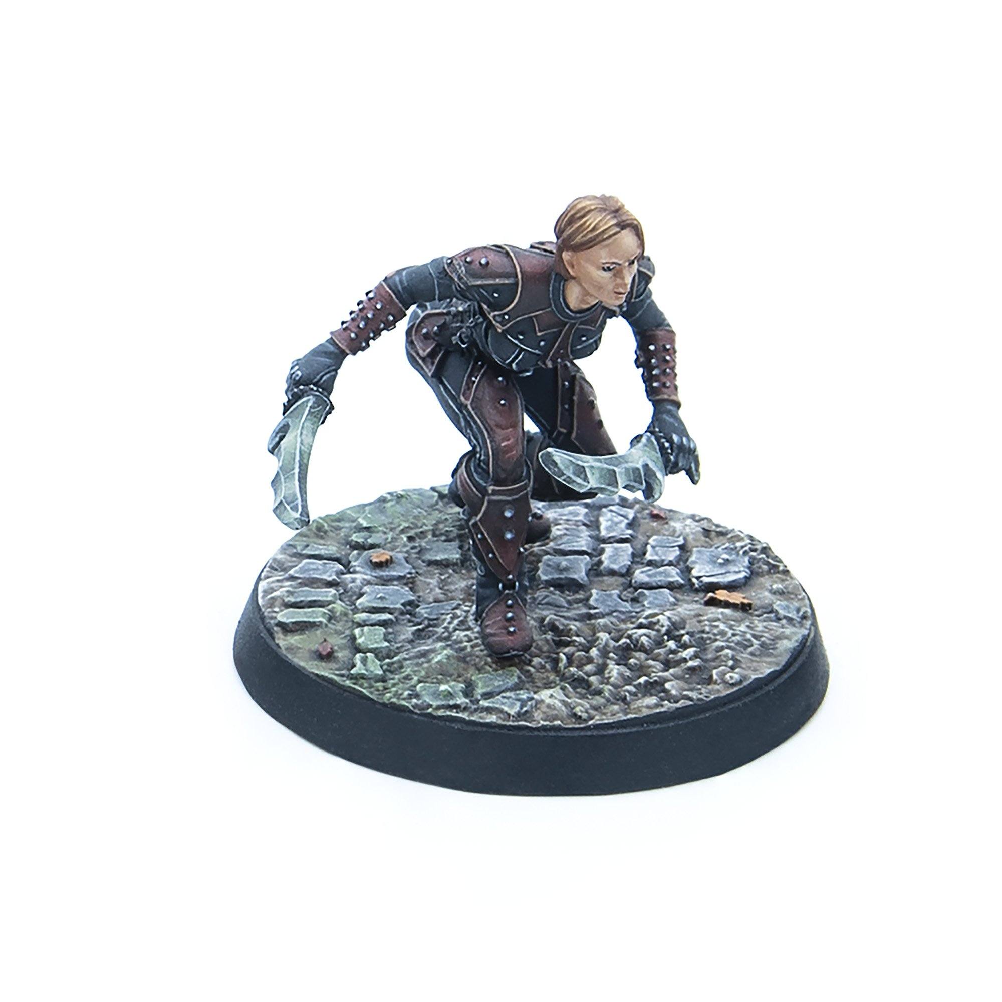 Modiphius Elder Scrolls Call to Arms Dark Brotherhood Aspirants miniature resina
