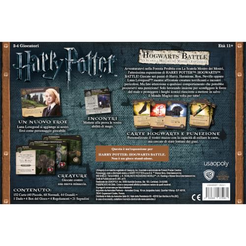 Asmodee Hogwarts Battle Scatola Mostro espansione cooperativa