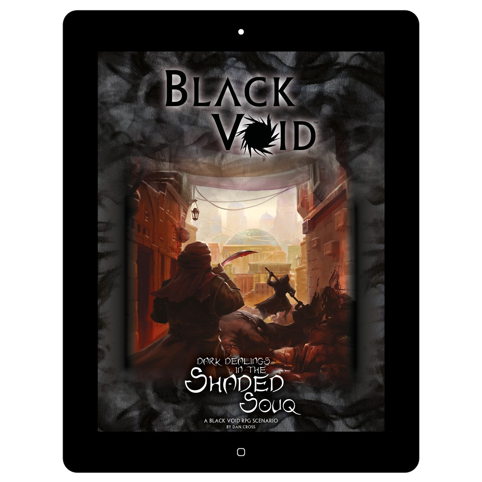 Modiphius Black Void Dark Dealings Shaded Souq Avventura PDF