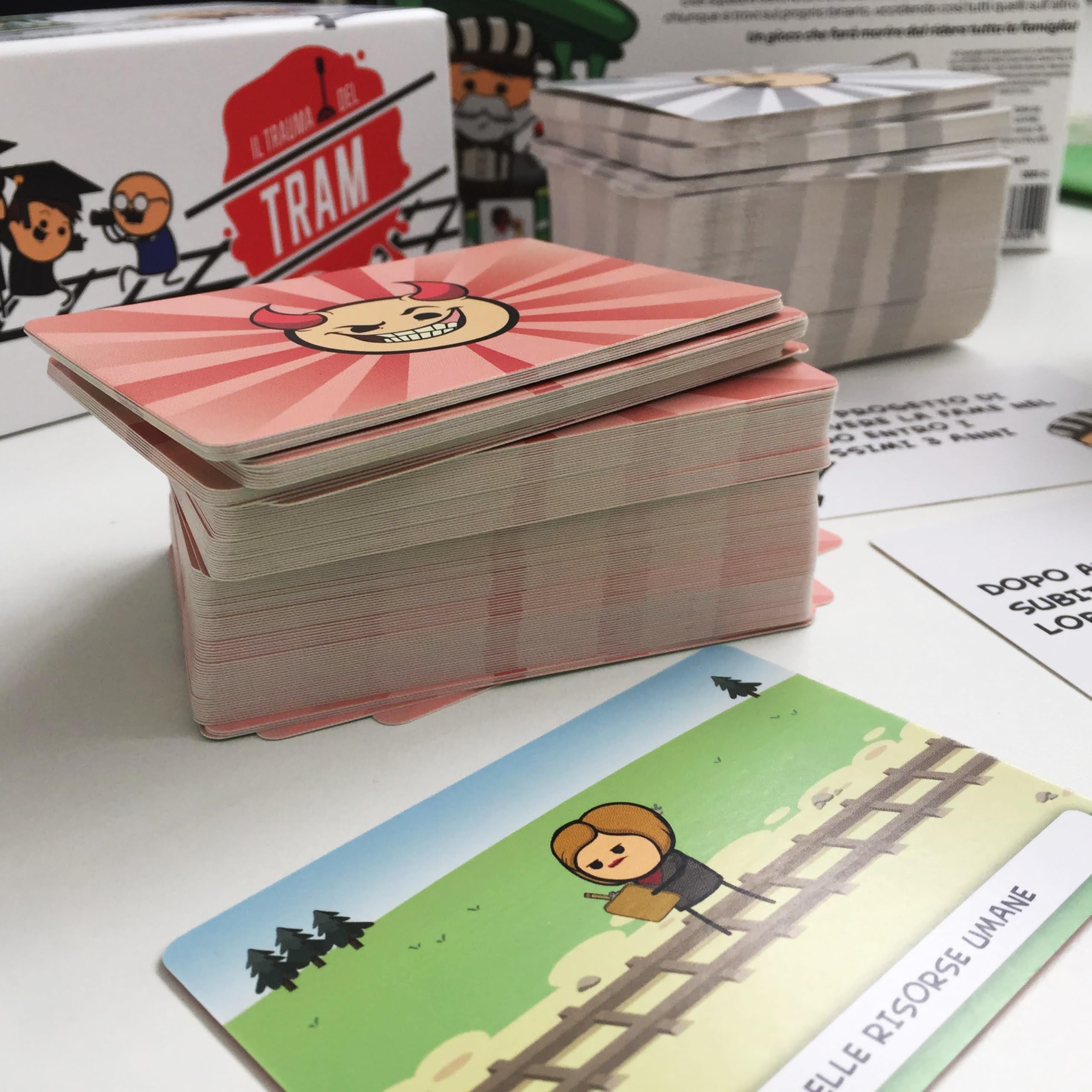 Asmodee Il Trauma del Tram party game edizione italiana 3-13 giocatori