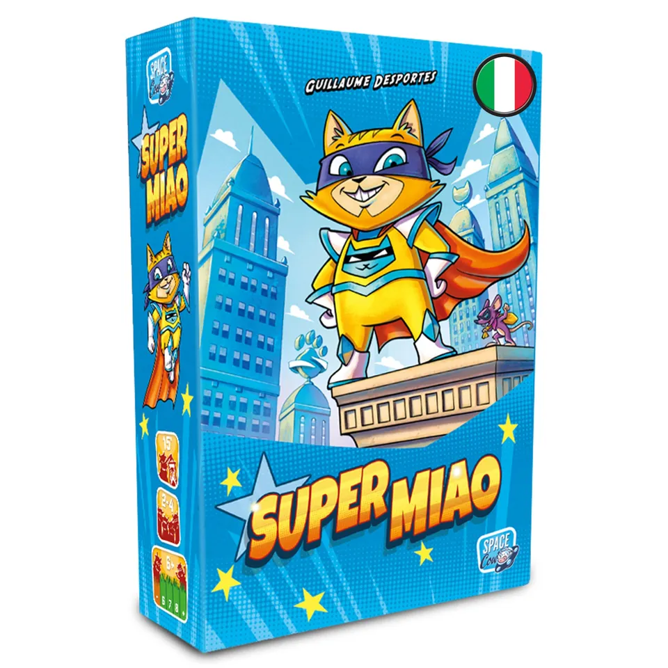 Asmodee Super Miao gioco da tavolo italiano deck-building 6+