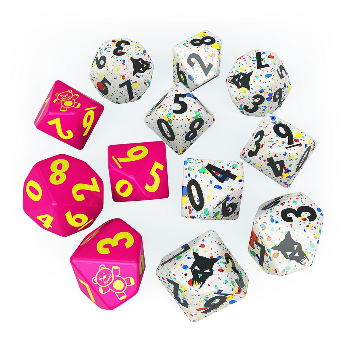 Modiphius Fallout Factions The Pack set dadi D10 12 pezzi