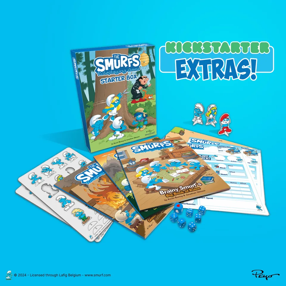 Maestro Media The Smurfs RPG Starter Box gioco di ruolo KS Edition