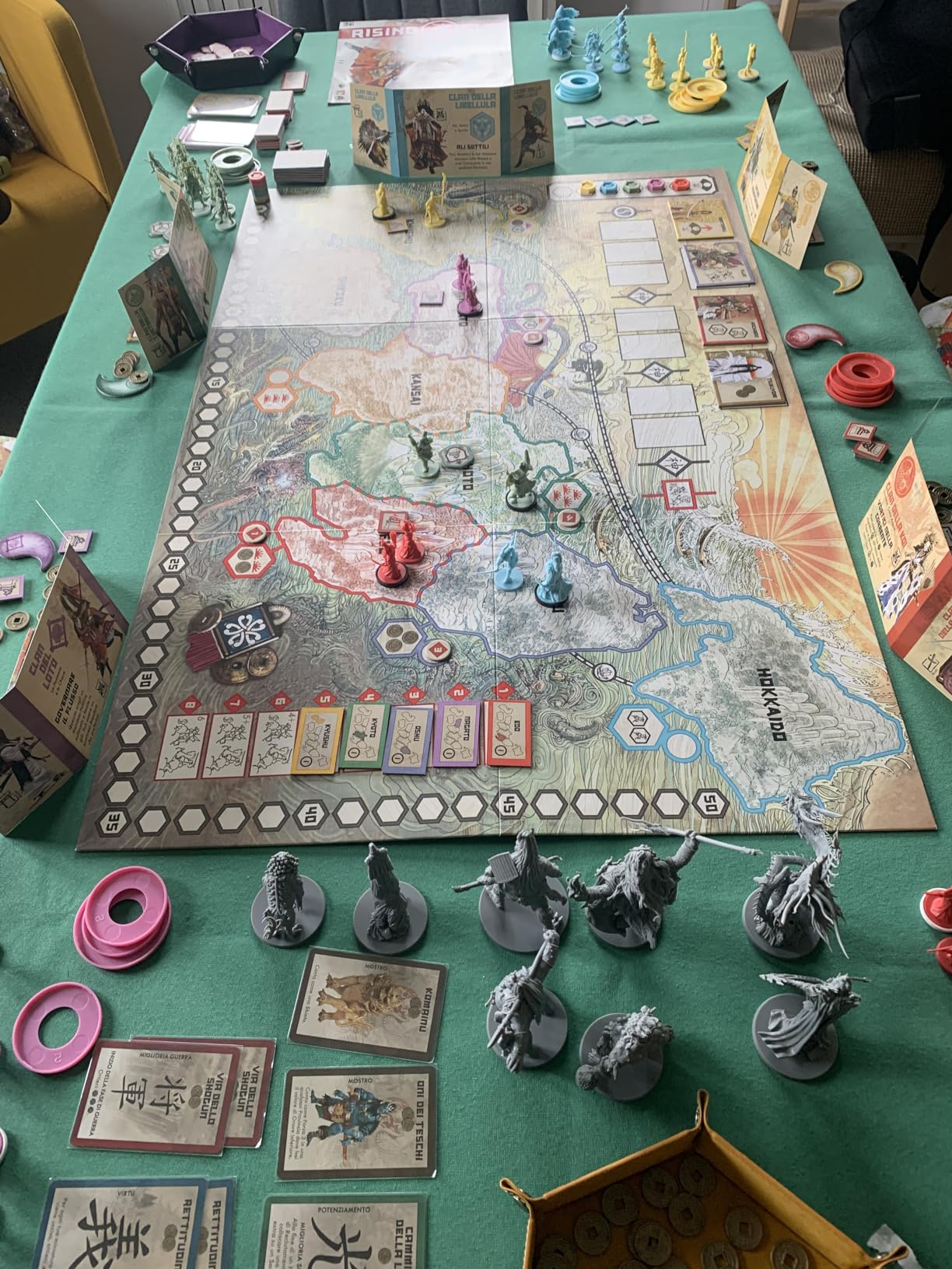 Asmodee Rising Sun Gioco da Tavolo strategico 3-5 giocatori