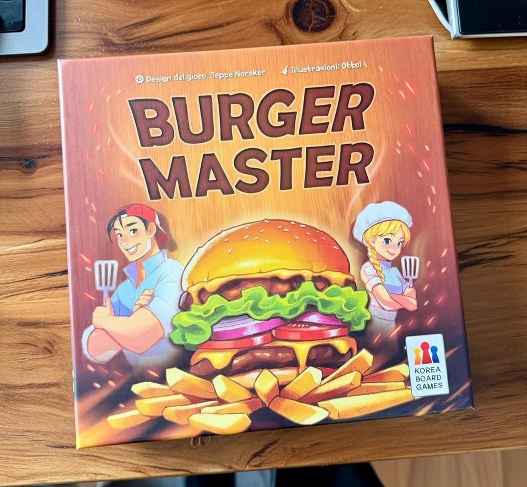 Asmodee Burger Master gioco da tavolo edizione italiana 2-6 giocatori