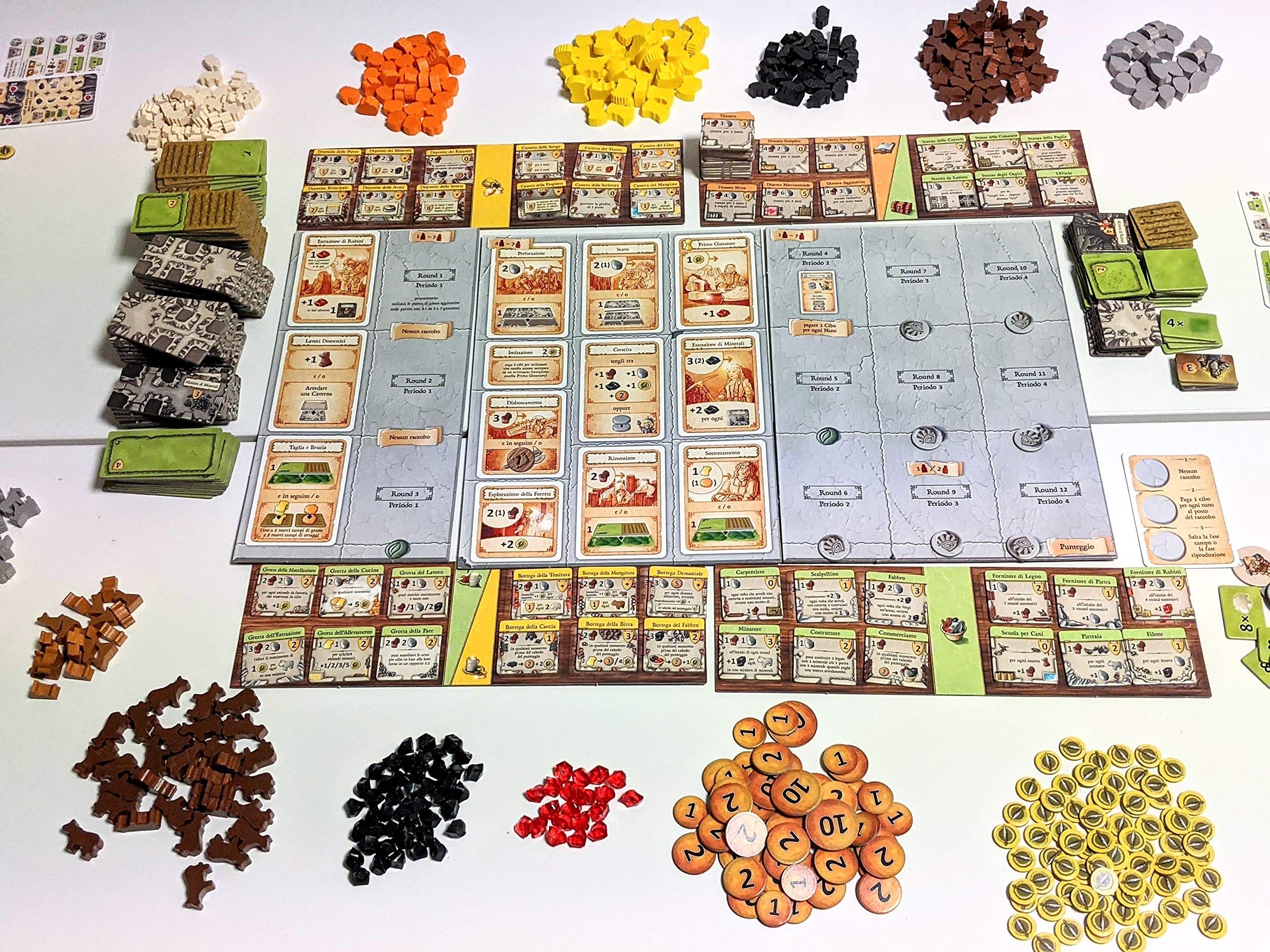 Caverna Asmodee gioco tavolo strategia 1-7 giocatori italiano