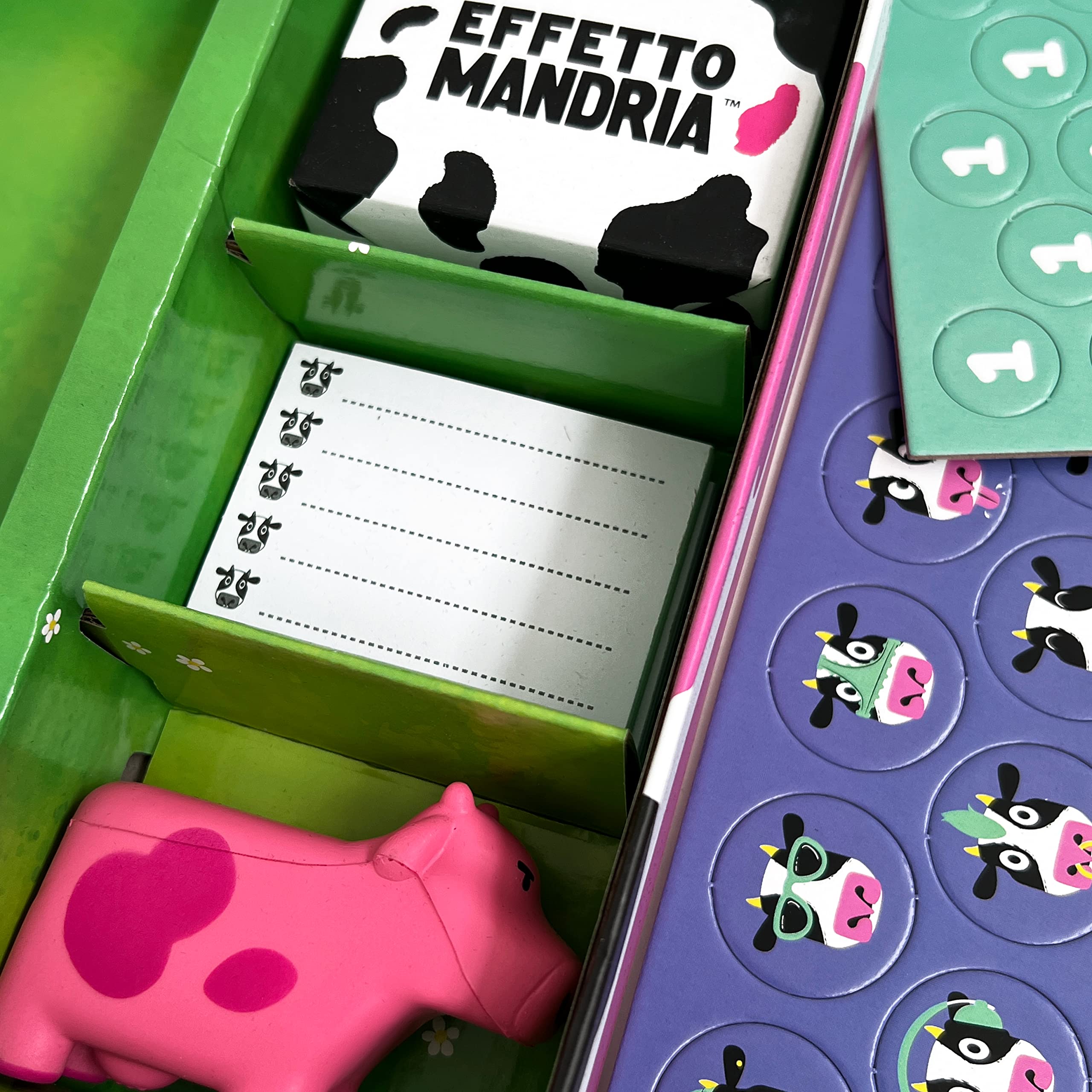 Asmodee Effetto Mandria party game carte pezzato italiano 4-20 giocatori