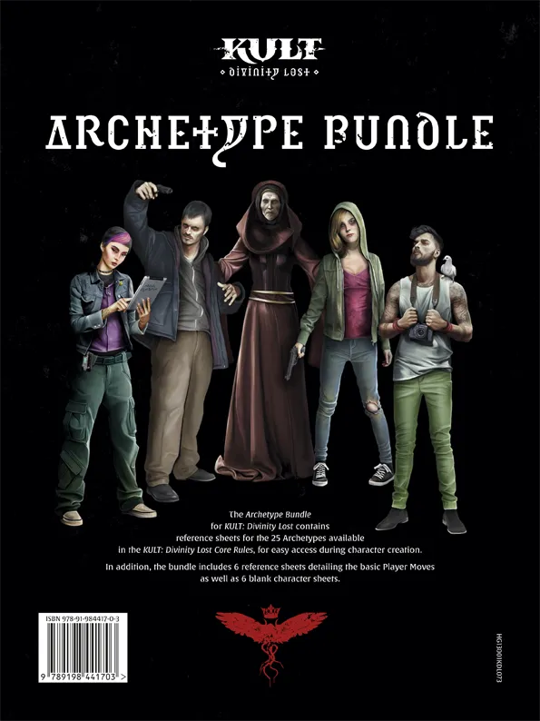 Modiphius Kult Divinity Lost Archetype Bundle GDR horror