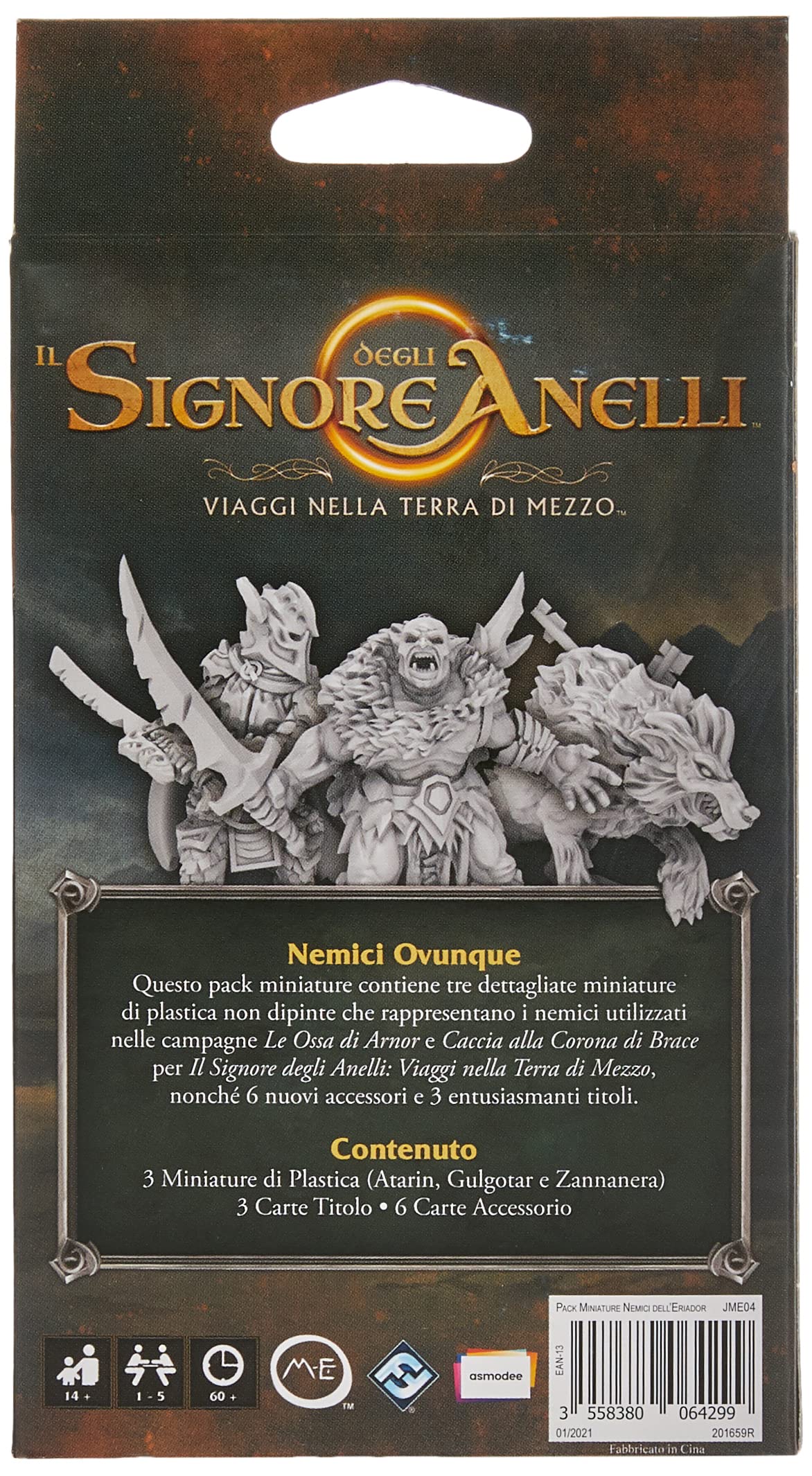 Il Signore degli Anelli Viaggi Terra di Mezzo Nemici Eriador gioco