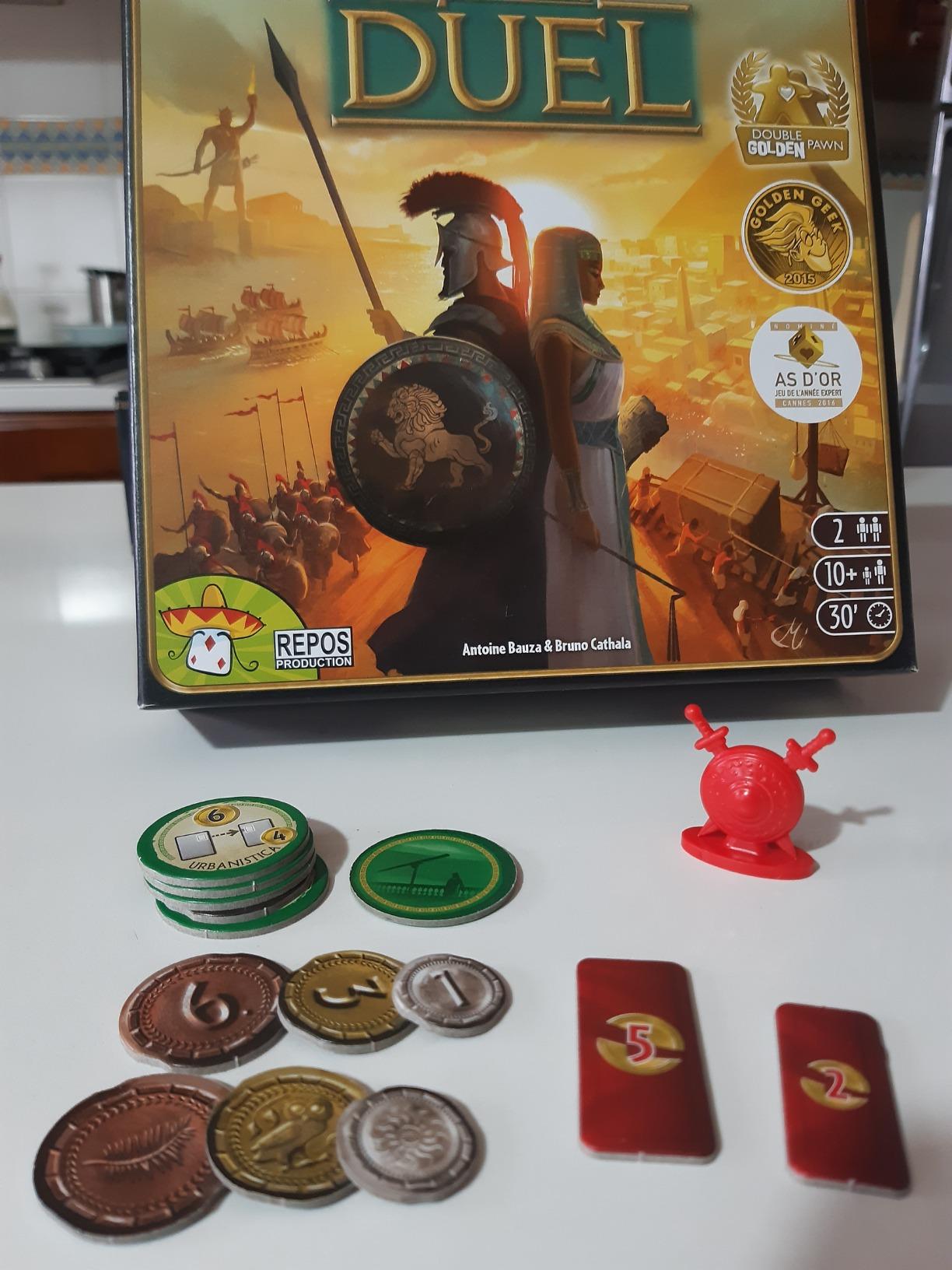Asmodee 7 Wonders Duel gioco strategia 2 giocatori italiano