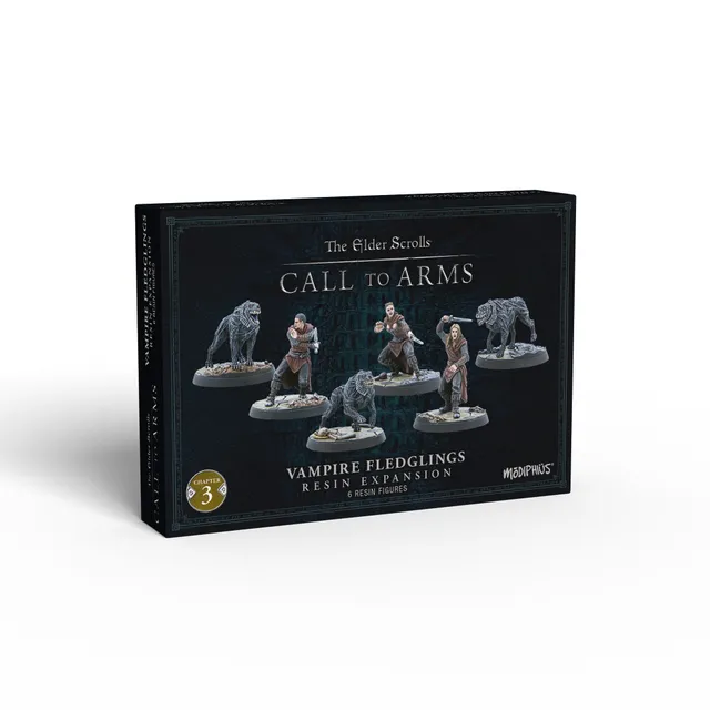 Modiphius Elder Scrolls Call to Arms Vampire Fledglings miniature