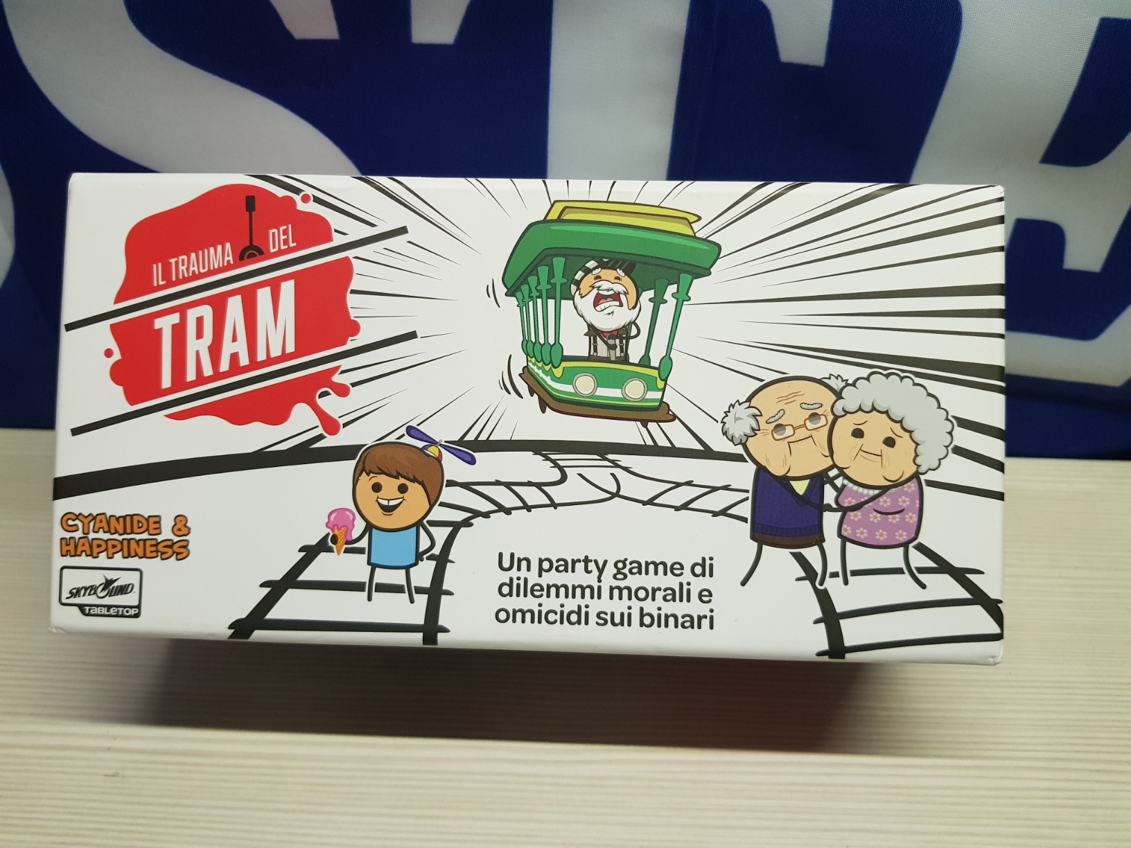 Asmodee Il Trauma del Tram party game edizione italiana 3-13 giocatori