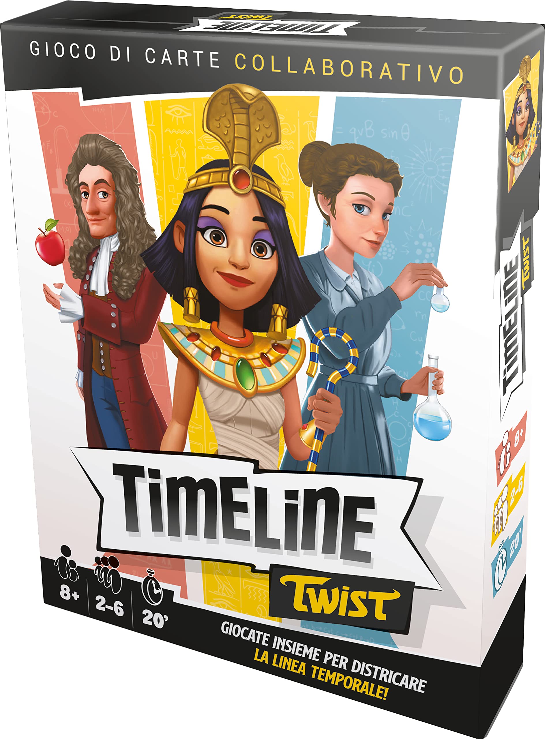 Asmodee Timeline Twist gioco di carte cooperativo 2-6