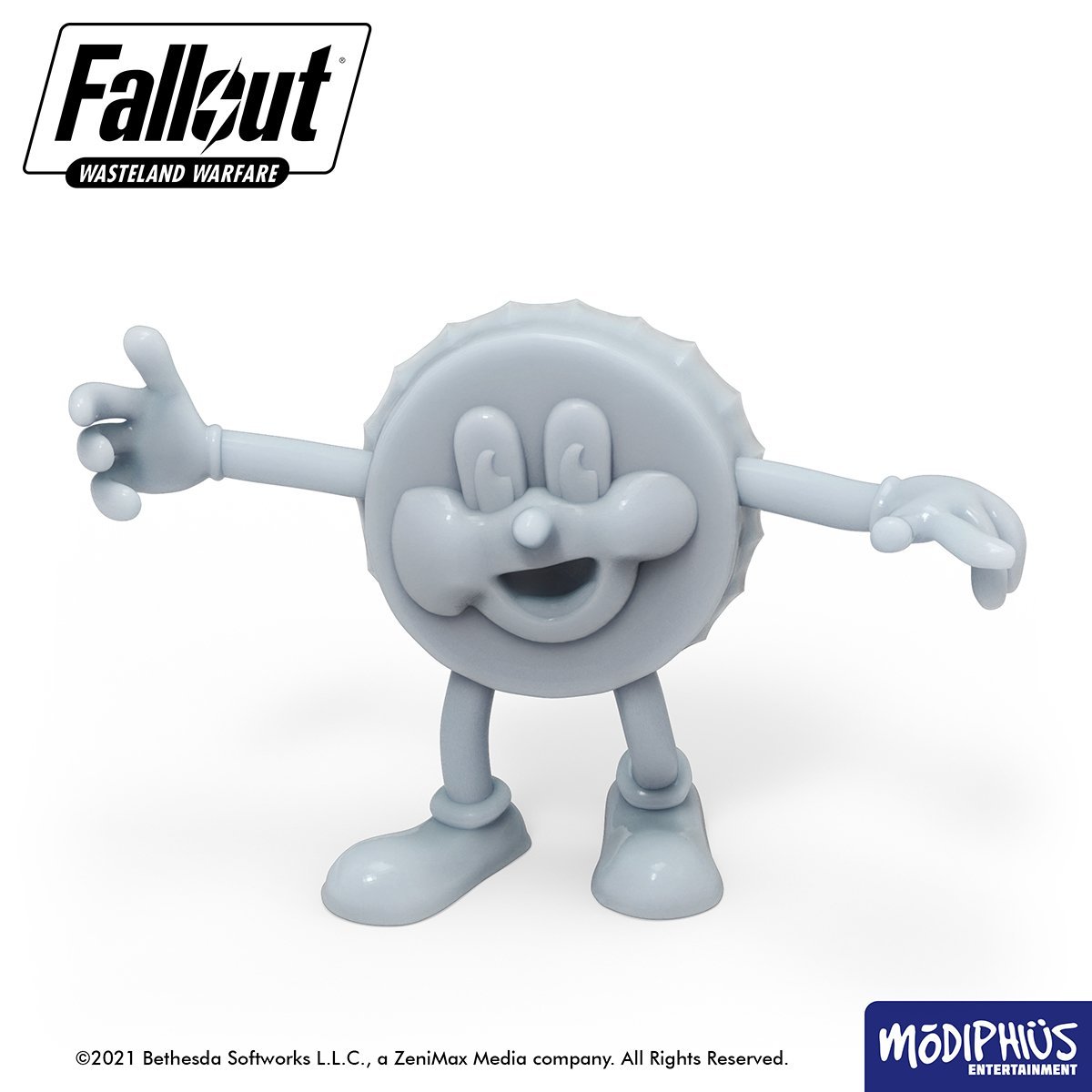 Modiphius Fallout Wasteland Warfare Bottle and Cappy file STL 9 statue