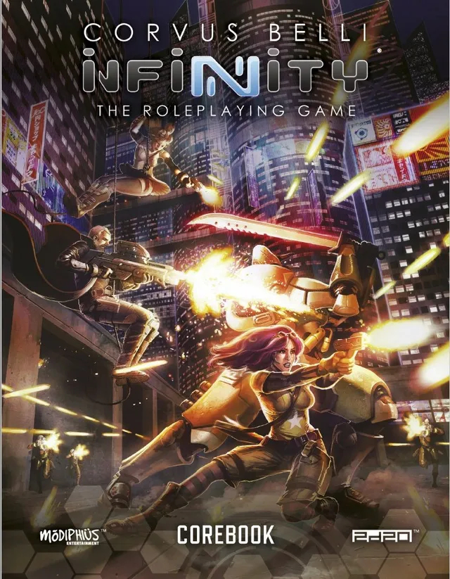 Infinity RPG Core Book manuale base gioco di ruolo PDF fantascienza