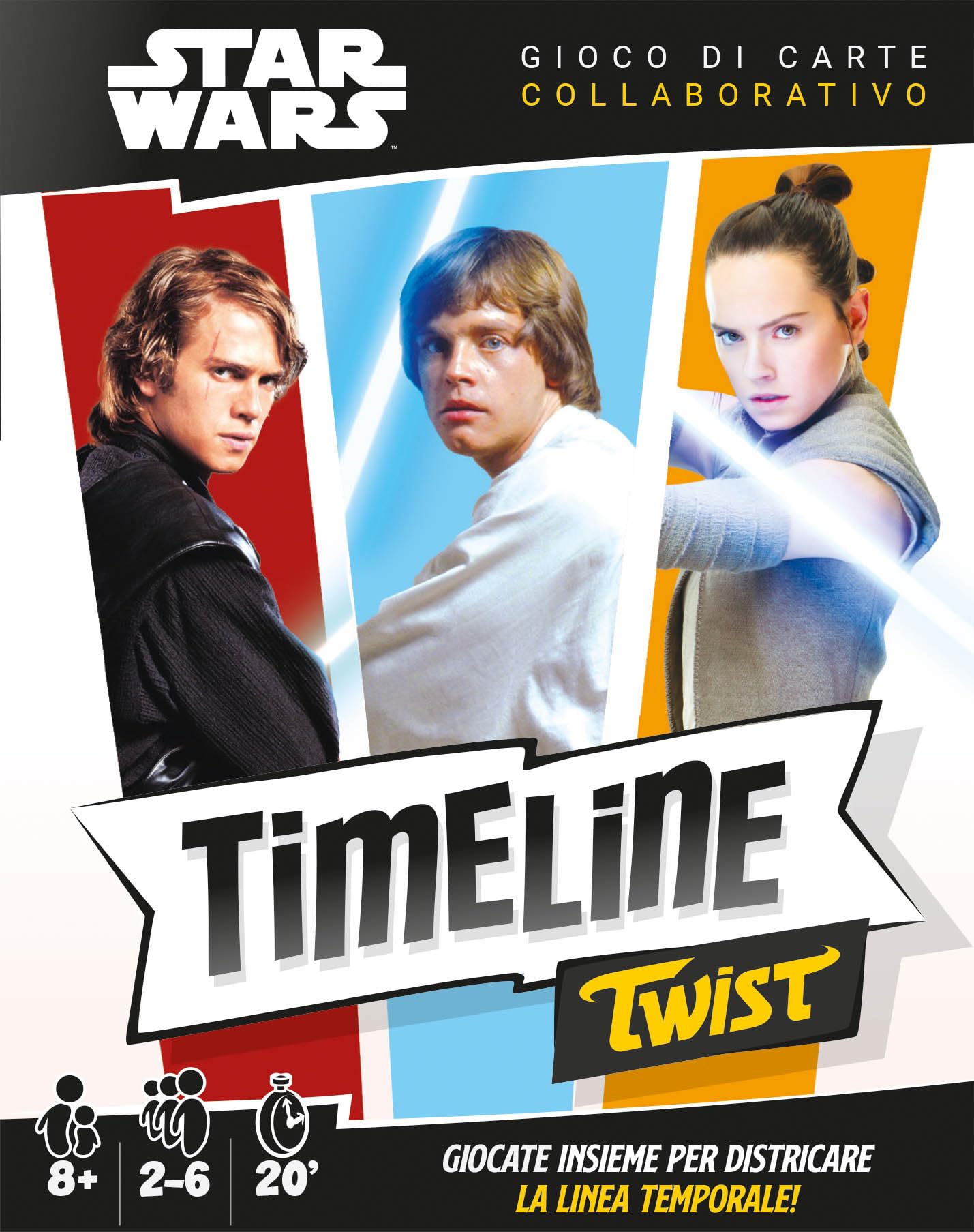 Asmodee Timeline Twist Star Wars gioco da tavolo 2-6 giocatori