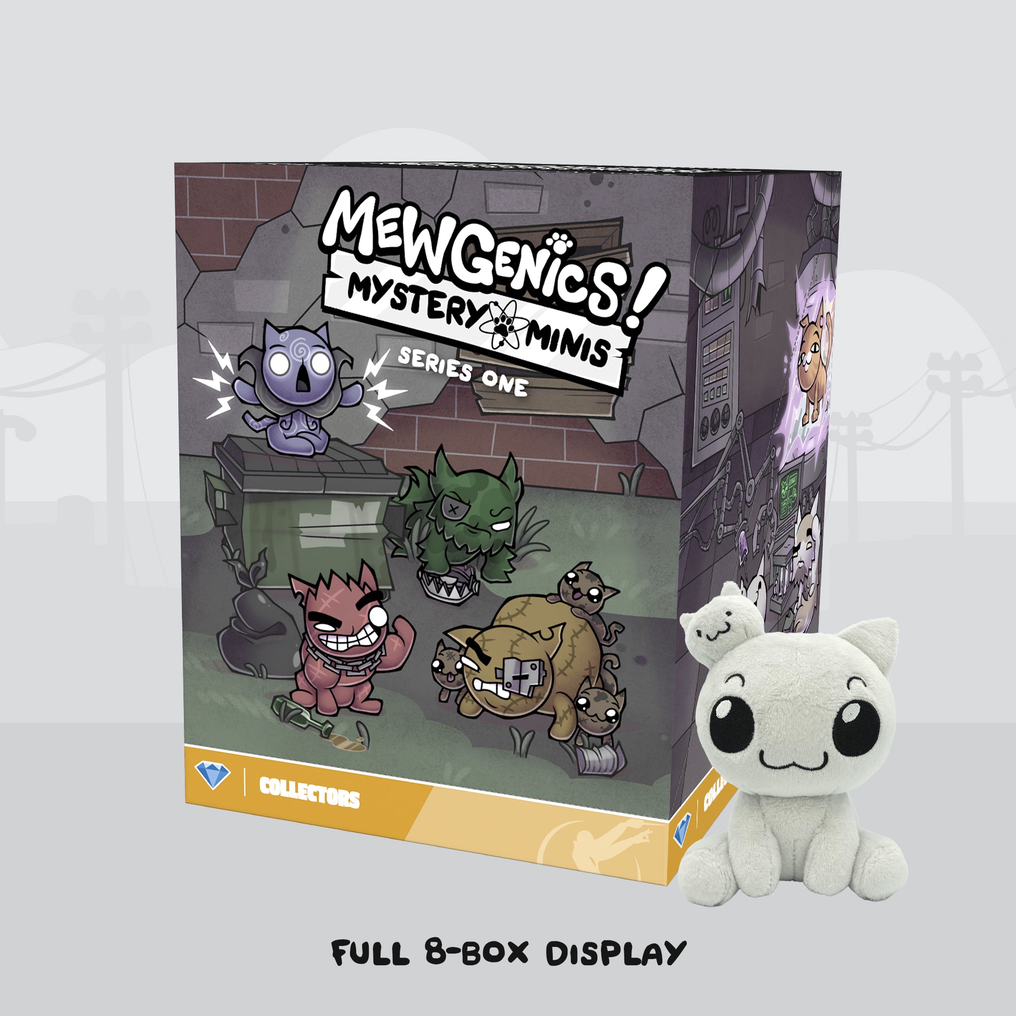Maestro Media Mewgenics Mystery Minis display 8 box peluche