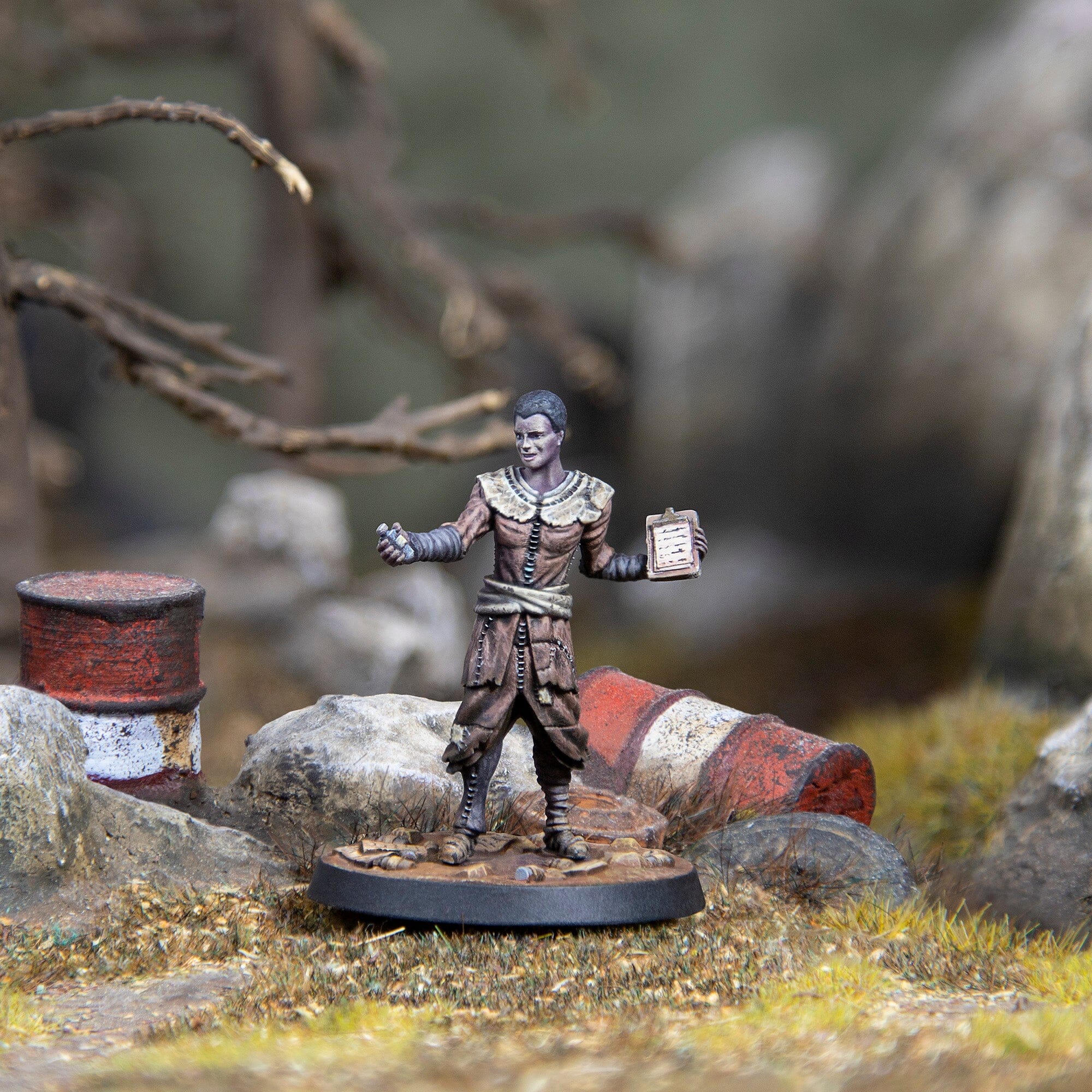Fallout Wasteland Warfare Rosa Meitner miniatura 32mm