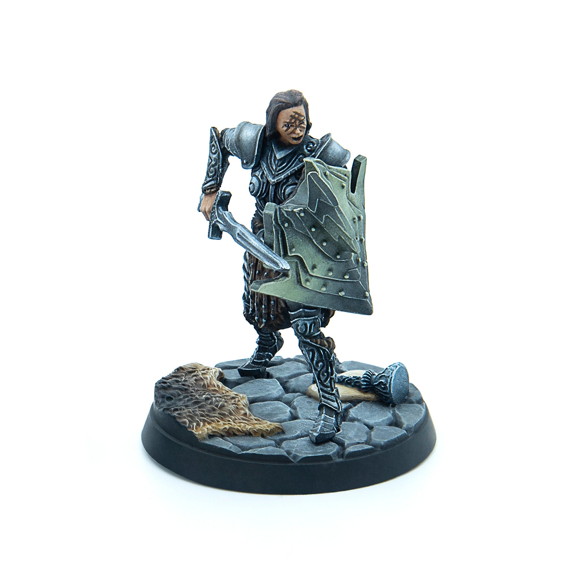 Elder Scrolls Call to Arms miniature Bandit Pillagers resina