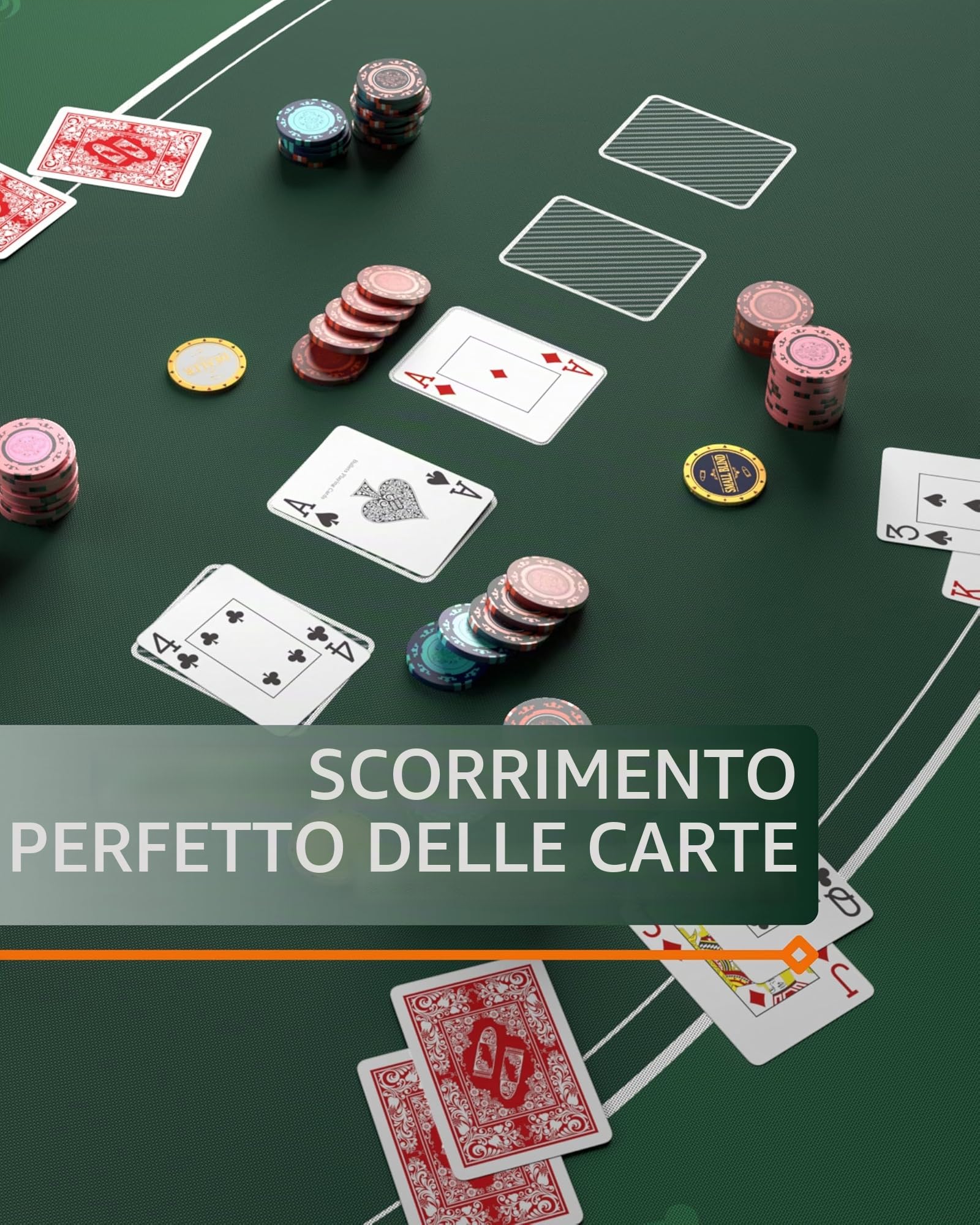 Bullets Tappetino poker 140x75 cm copritavolo Floral