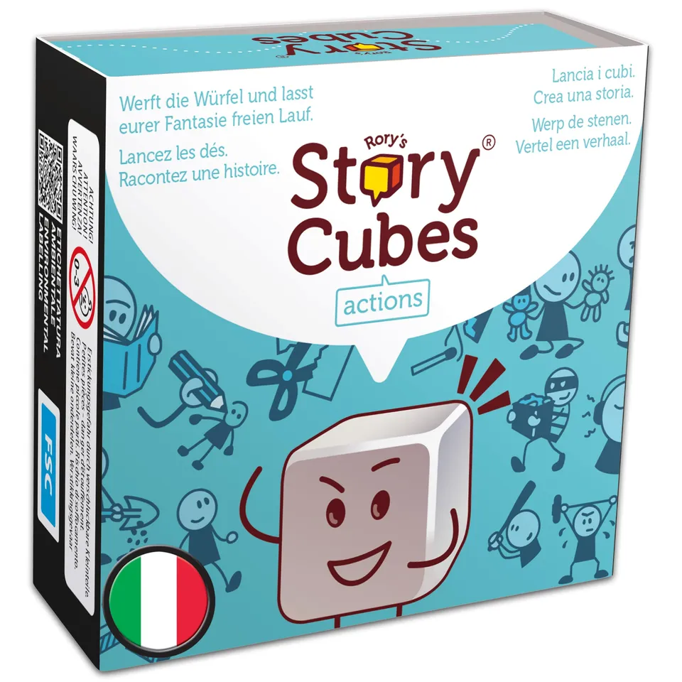 Asmodee Rory's Story Cubes Action gioco di dadi 9 dadi