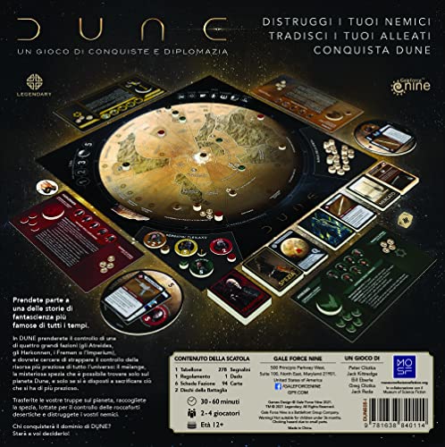 Asmodee Dune Conquiste e Diplomazia gioco da tavolo 2-4